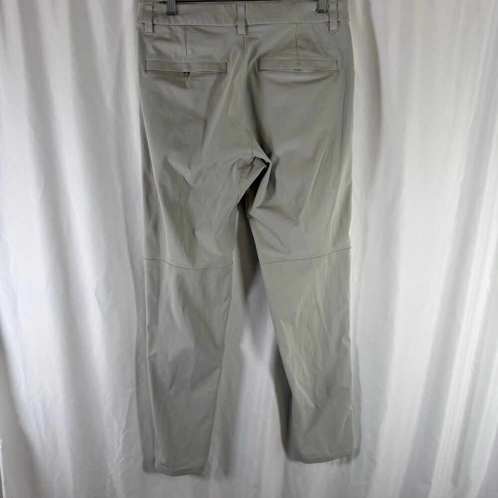 Lululemon ABC Pants Men's 31 32x31 Khaki Button Zip Pocket Golf Office - Picture 6 of 10